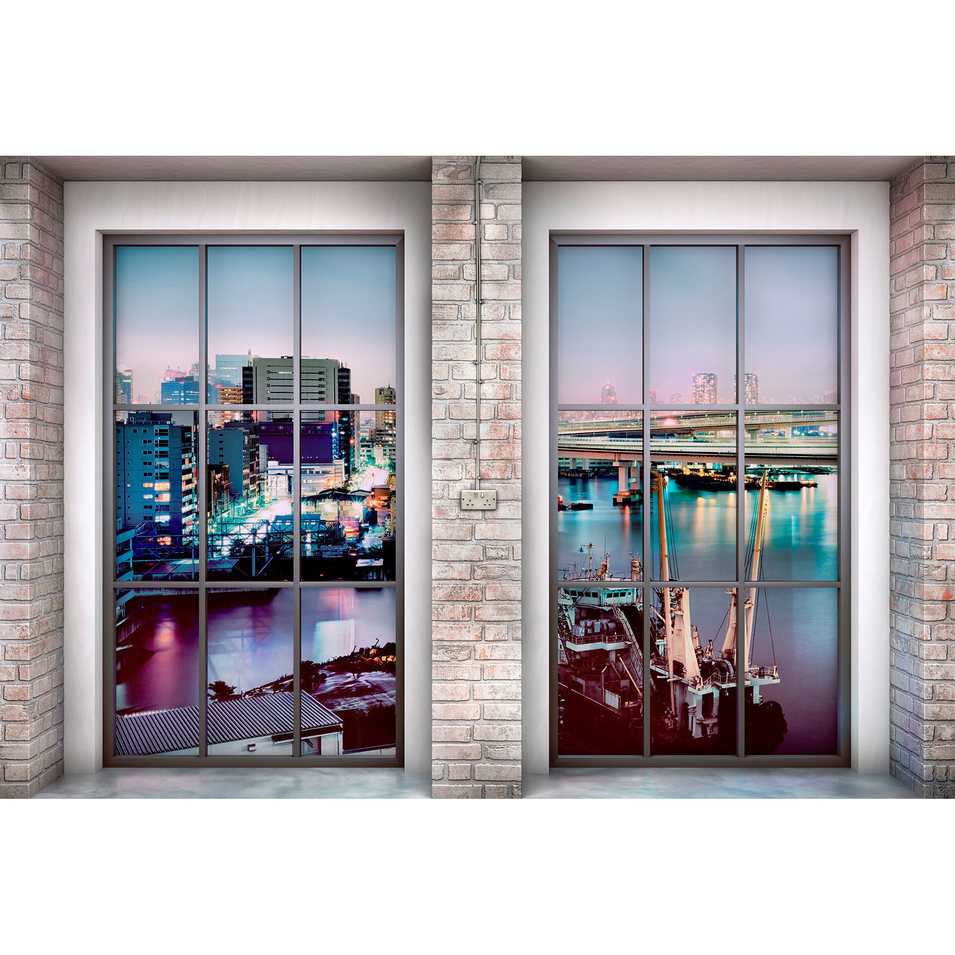 Fototapet urban Loft Komar XXL4-017 Multicolor 368 X 248cm